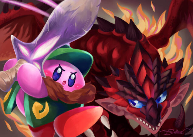 Monster Hunter Kirby